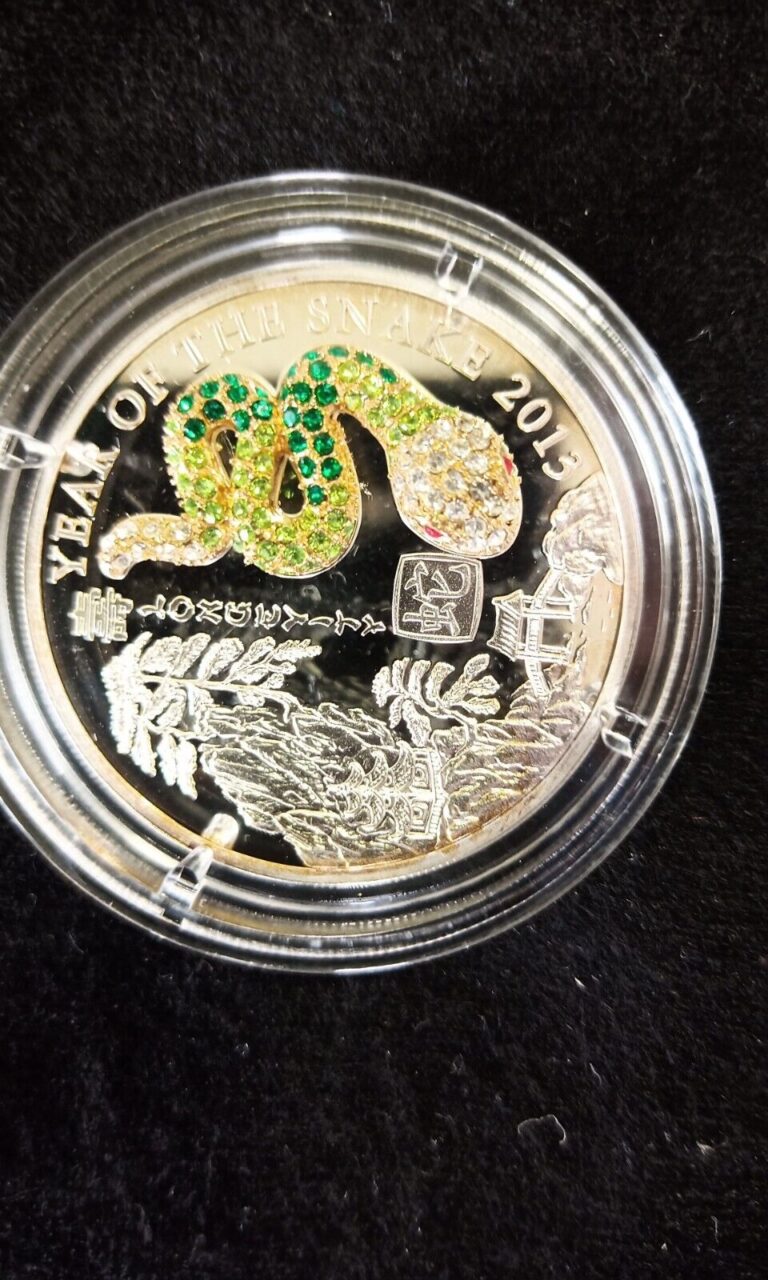 Read more about the article 2013 year of the snake 25 Gm silver Republic of Rwanda  500 FRW