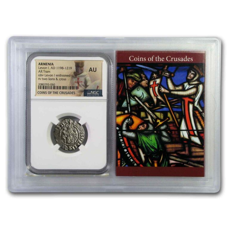 Read more about the article Kingdom of Armenia AR Tram Levon I (1198-1219 AD) AU NGC (Vault)