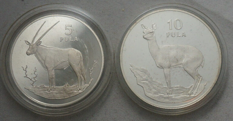 Read more about the article BOTSWANA Two Silver Proof Set 1978 Gemsbok and Klipspringer