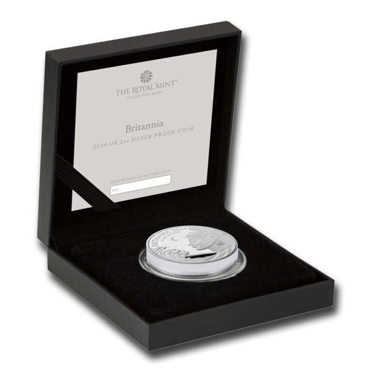 Read more about the article 2024 Great Britain 2 oz Silver Proof Britannia (w/ Box and COA)