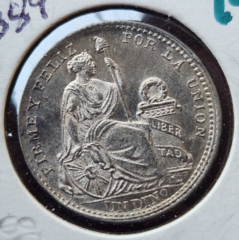 Read more about the article 1905 JF Peru Dinero Silver .9000 ~ KM 204.2 Peruvian Collector’s coin