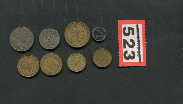 Read more about the article Lot of  8  coins of West African Countries