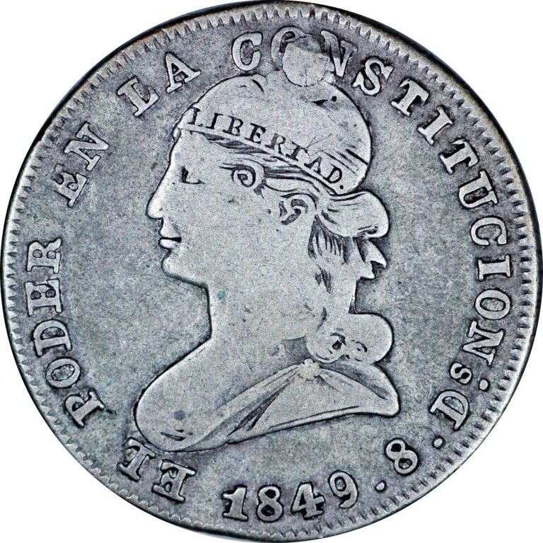 Read more about the article Ecuador 2 Reales 1849 G.J. KM-33 Silver coin AA216