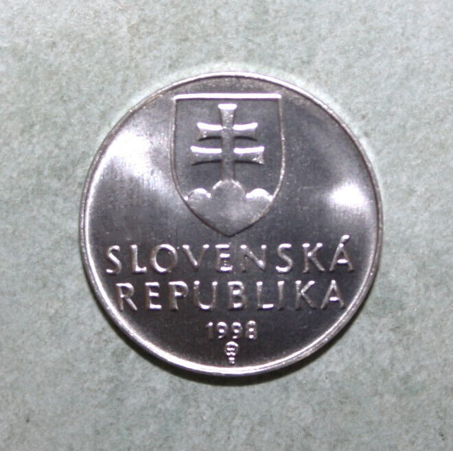 Read more about the article S3 – Slovakia 10 Halierov 1994 Brilliant Unc. Aluminum Coin – Church Steeple