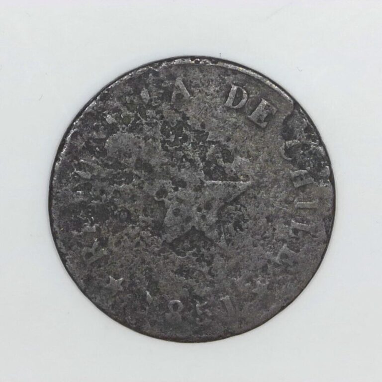 Read more about the article Chile 1851 One Centavo Copper Coin: One Year Issue #H05