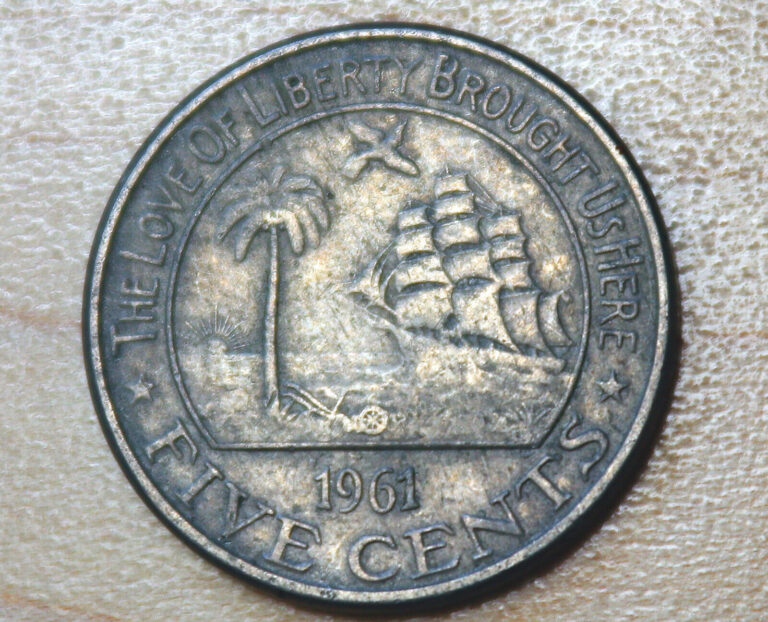 Read more about the article 1961 Liberia 5 Cents Elephant