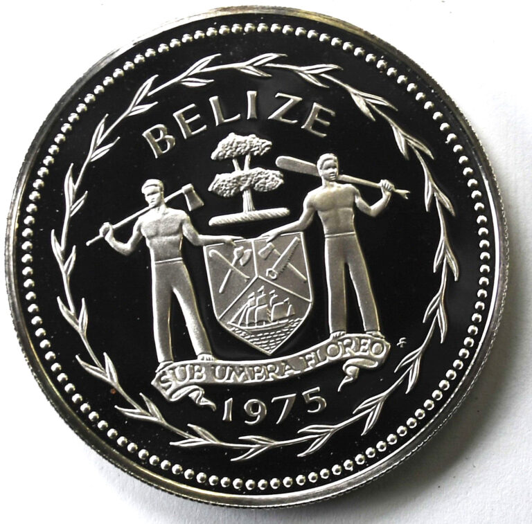 Read more about the article 1975 $10 Belize 10 Dollars Proof Silver Coin  KM# 45a