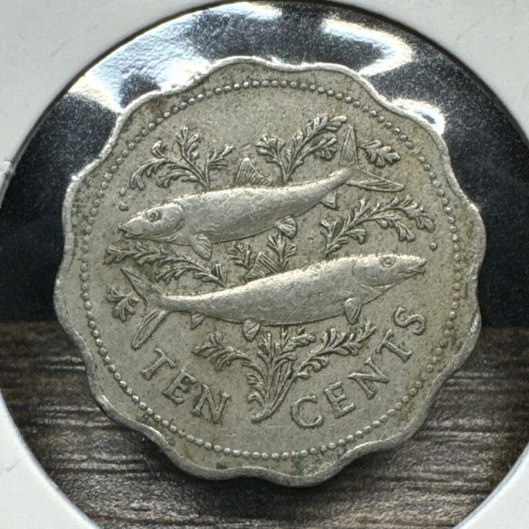 Read more about the article 🇧🇸 1982 Bahamas 10 Cents KM#61 – Free Shipping