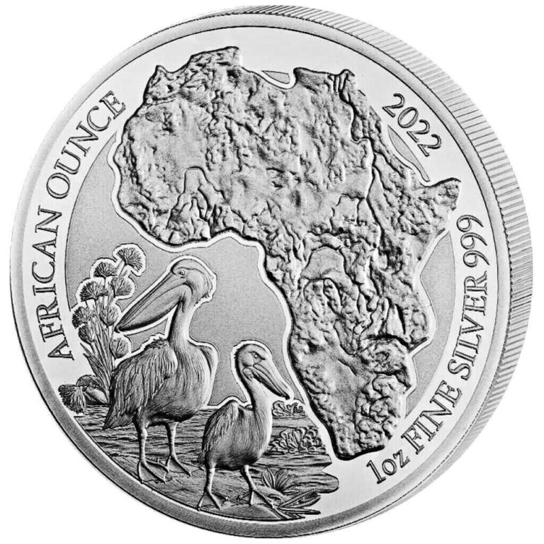 Read more about the article 2022 Rwanda Pelican Proof 1 oz Silver Coin – 1 000 Mintage