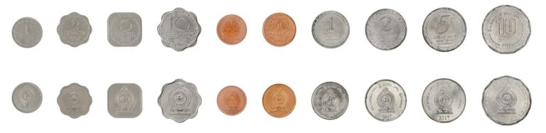 Read more about the article Sri Lanka 1 Cent – 10 Rupees 10 Pieces Set  1978-2017  KM #137-181a  Mint