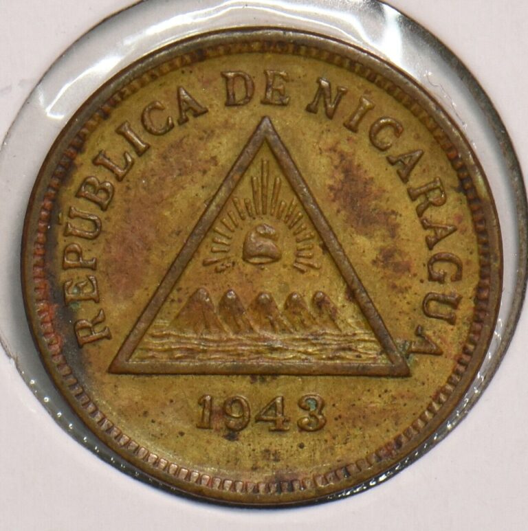 Read more about the article Nicaragua 1943 2 Centavos 199132 combine shipping