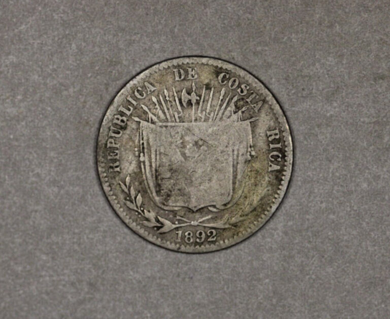 Read more about the article 1892 Costa Rica Silver 10 Centavos