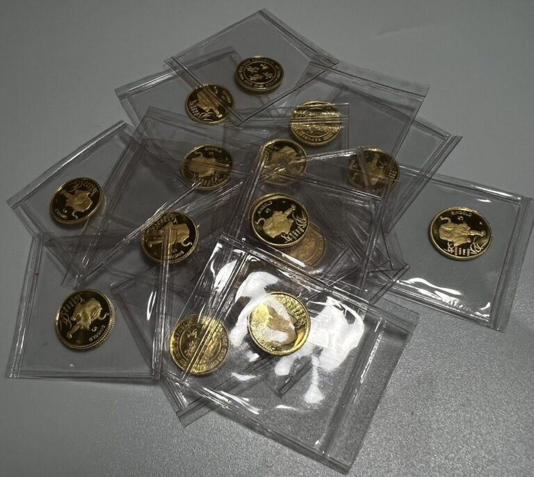 Read more about the article 1986 Singapore 1/20 Gold 5 Singold .9999 Proof Coin Year of the Tiger Sealed