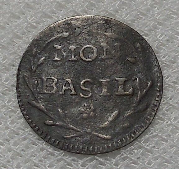 Read more about the article ND (1750) BASEL SWISS CANTONS 1 RAPPEN BILLION COIN