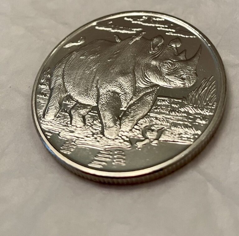 Read more about the article SIERRA LEONE AMAZING AFRICAN RHINO RHINOCEROS CUNI 2007 COIN Uncirculated