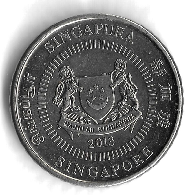 Read more about the article 2013 Singapore 50 Cents World Coin – KM# 348