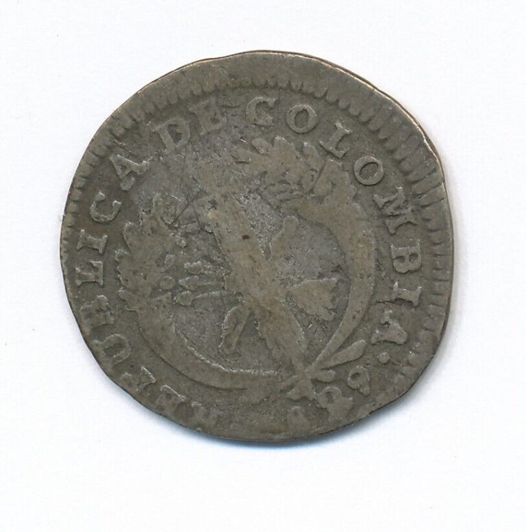 Read more about the article 1829 COLOMBIA SILVER 1 REAL COIN