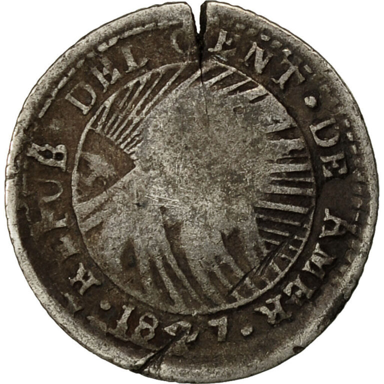 Read more about the article [#482259] Coin  Costa Rica  1/2 Réal  1847  VF  Silver  KM:68