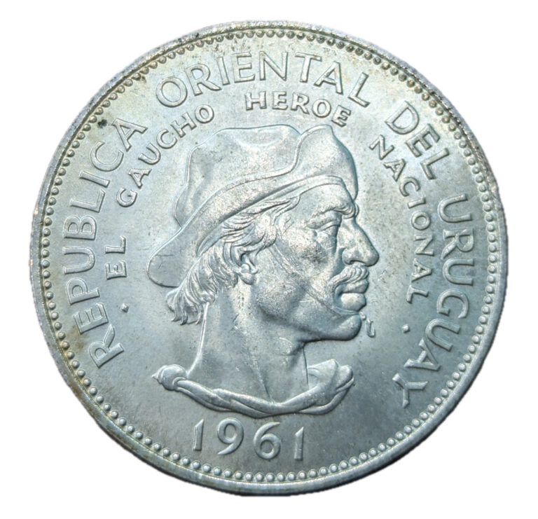 Read more about the article 1961 Uruguay 10 Peso Silver Coin