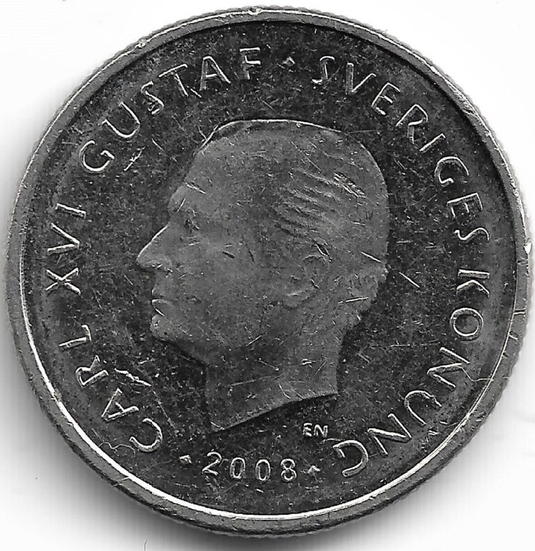 Read more about the article Sweden 1 Krona 2008 KM# 894