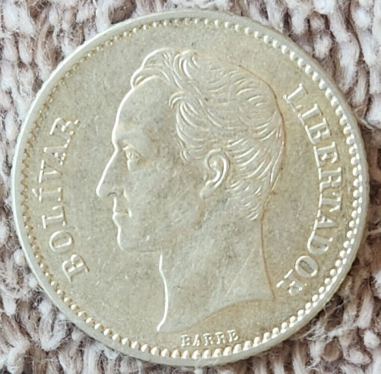 Read more about the article 1936 Venezuela 1 Bolivar Silver .835 RARE Collector’s Choice Coin