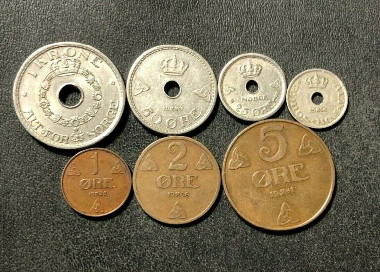 Read more about the article Vintage Norway Coin Lot – 1922-1951 SERIES – FULL SET – FREE SHIPPING