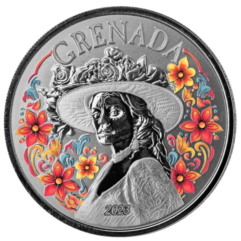 Read more about the article 2023 1 oz Grenada La Diablesse Proof Color Silver Coin .999 Fine Silver #A665