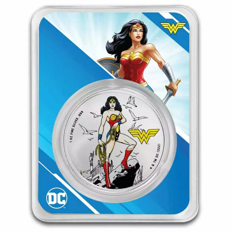 Read more about the article 2024 Samoa 1 oz Silver DC Comics Colorized Wonder Woman BU in TEP