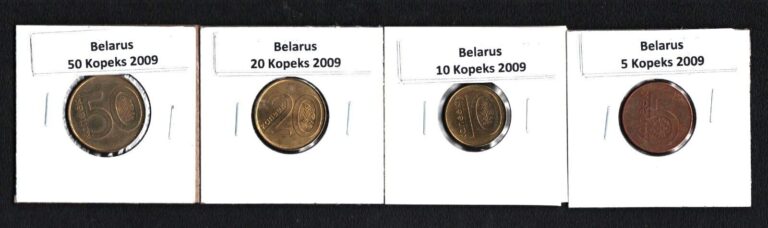 Read more about the article BELARUS 2009 SET OF 4 COINS