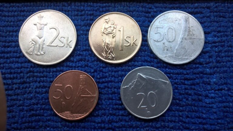 Read more about the article 89 a/ Slovakia Coins –  Slovak Republic › 1993 – 2008