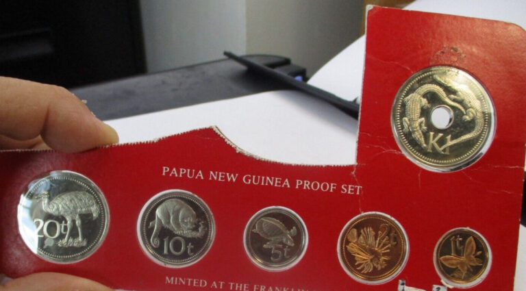 Read more about the article 1976 Papua New Guinea 6 Proof Coins Franklin Mint