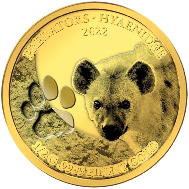 Read more about the article 2021 Senegal Gold Proof Coin Hyena Predators Africa Asia Wildlife WWF ULTRA RARE