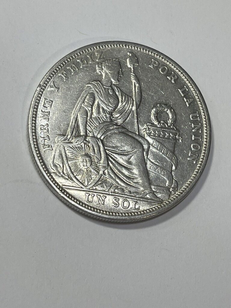 Read more about the article 1923 Republica Peruana 5 Five Decimos Fino Silver PERU