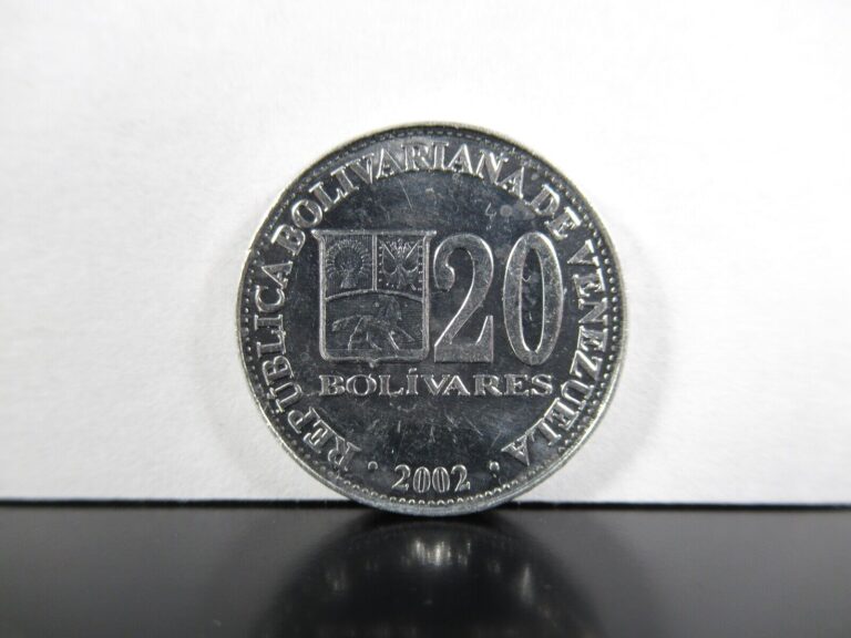 Read more about the article Venezuela 20 Bolivares 2002 Coin