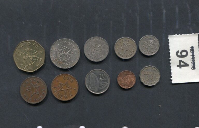 Read more about the article Set of   10    coins  of  Ghana