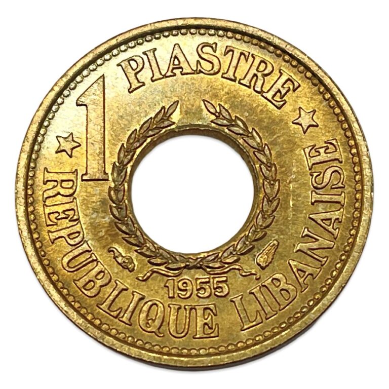 Read more about the article 1955 Lebanon 1 Piastre – Nice Toning At Top – BU #WA81020