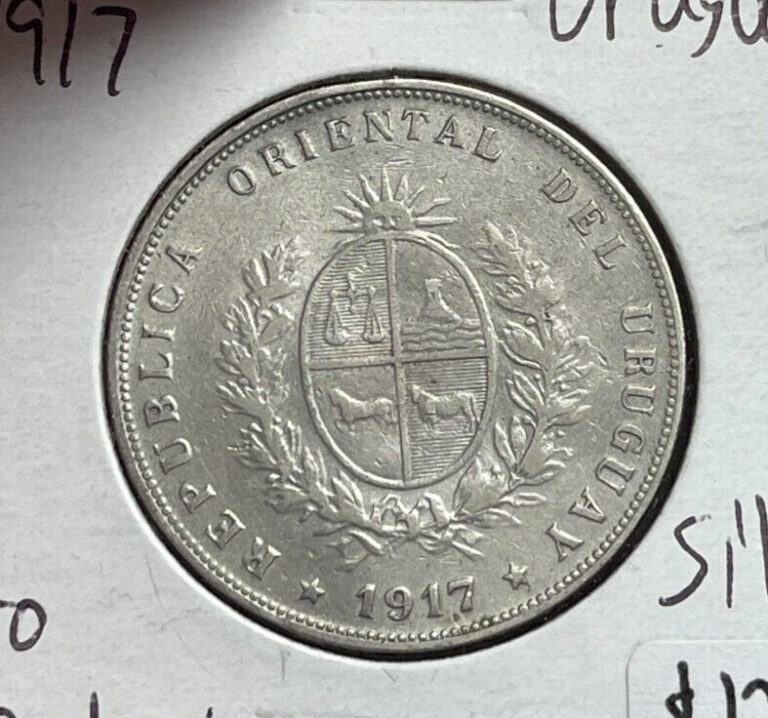 Read more about the article 1917 Uruguay 50 Centesimos – Silver L2