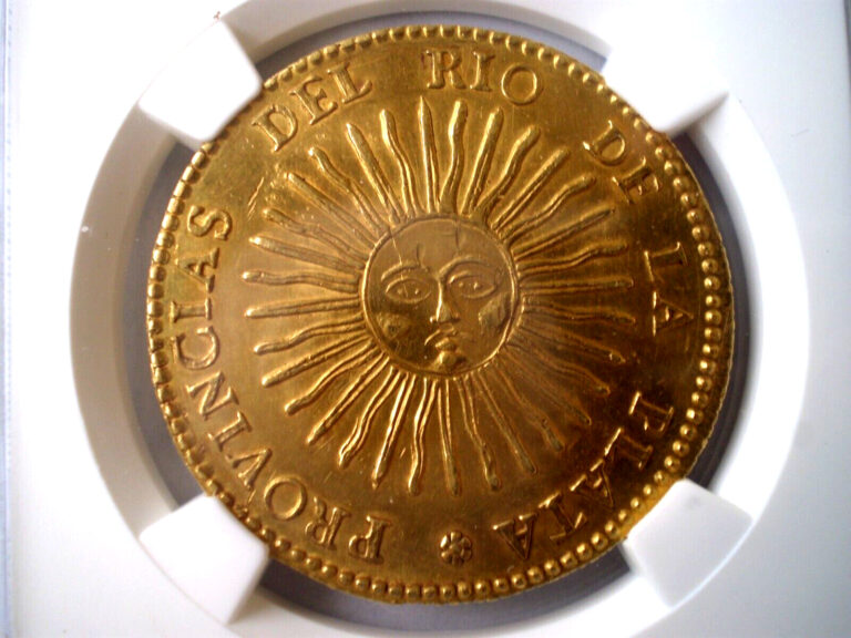 Read more about the article 1832 RA ARGENTINA 8 ESCUDOS SPANISH DOLLARS GOLD 8E COIN RARE