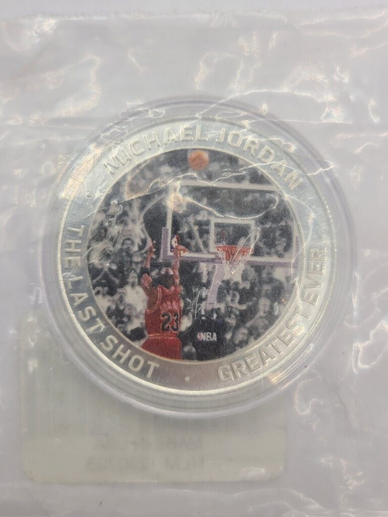 Read more about the article Michael Jordan “Greatest Ever” Coin Silver Plated Coin 1-1/2″ in diameter