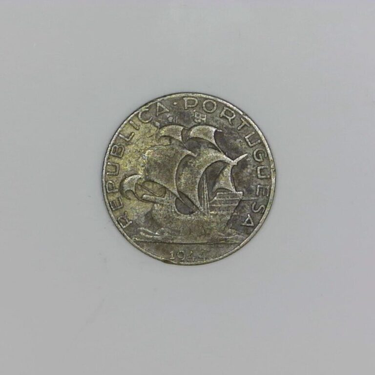 Read more about the article SILVER 1944 Portugal 2 1/2 Escudos World Coin *H494