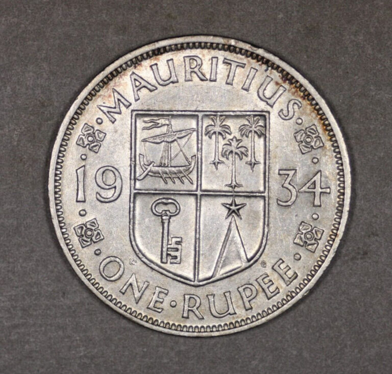 Read more about the article 1934 Mauritius Silver Rupee