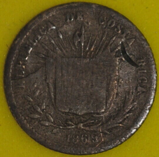 Read more about the article 1869GW Costa Rica 5 Centavos Fine