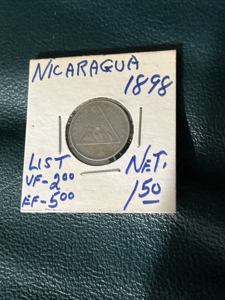 Read more about the article 1898 NICARAGUA 5 CENTAVOS