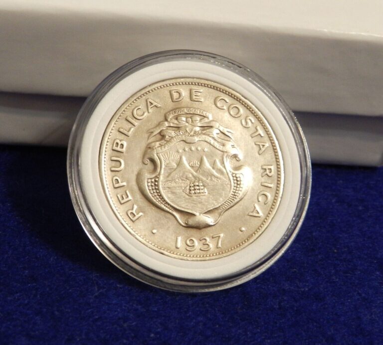 Read more about the article 1937 Costa Rica 50 Centimos – Super Coin – See PICS