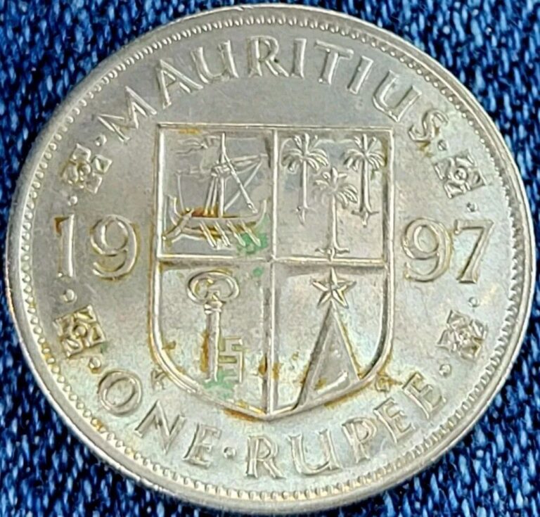 Read more about the article Mauritius Copper-Nickel One Rupees 1997  KM 61