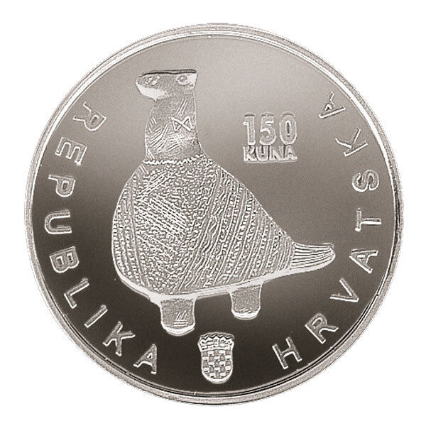 Read more about the article CROATIA SILVER COIN-150 Kuna 1997 Vukovar- SILVER 90 %  24 GRAMS  PROFF  NEW !