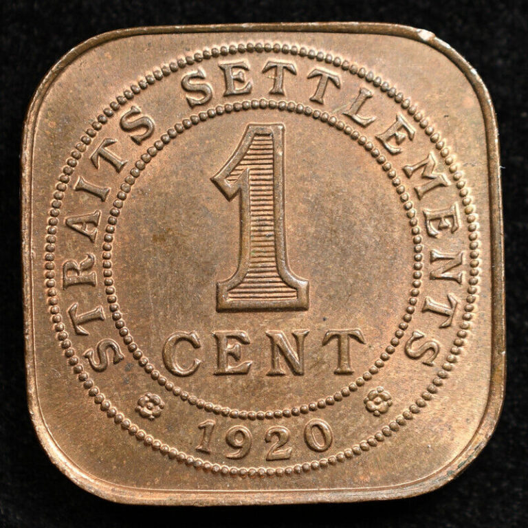 Read more about the article Straits Settlements 1 Cent 1920  Coin  Inv#E290