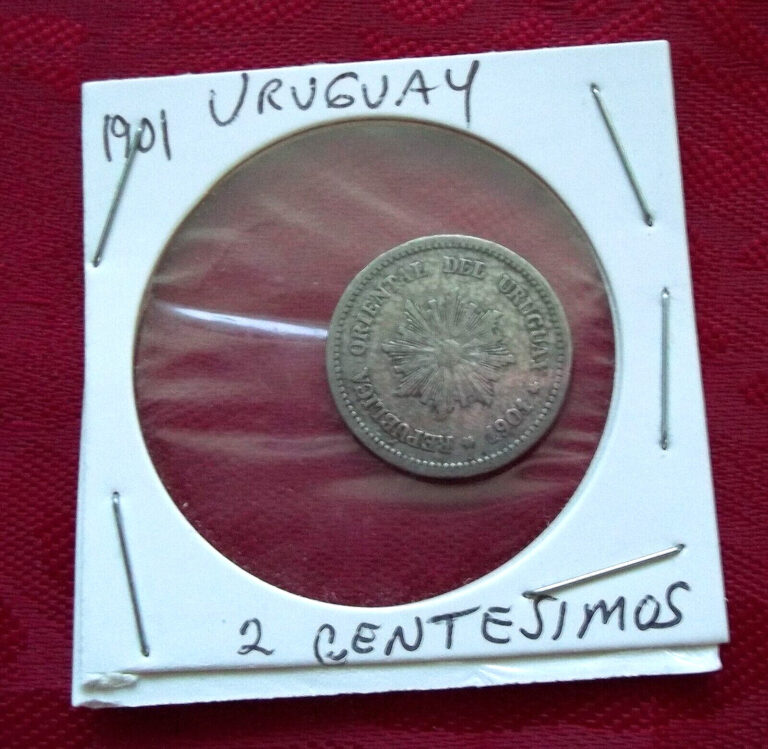 Read more about the article 1901 – Uruguay 2 CENTESIMOS – FREE shipping