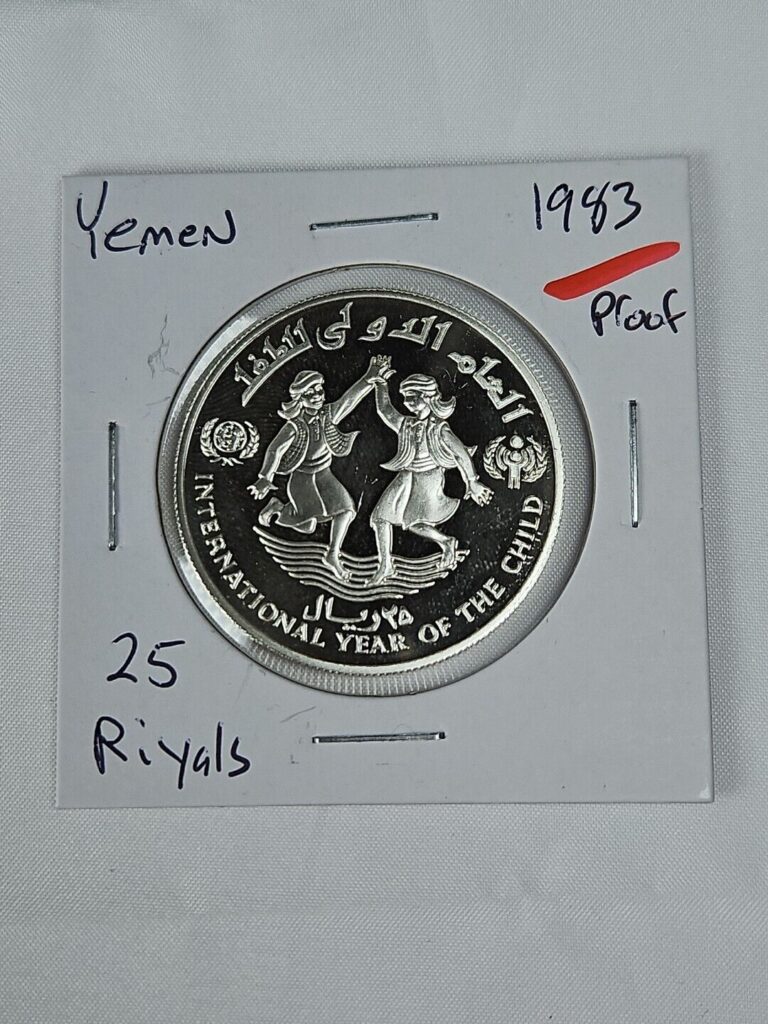 Read more about the article 1983 Yemen International Year of Child 25 Riyals Silver Proof Coin