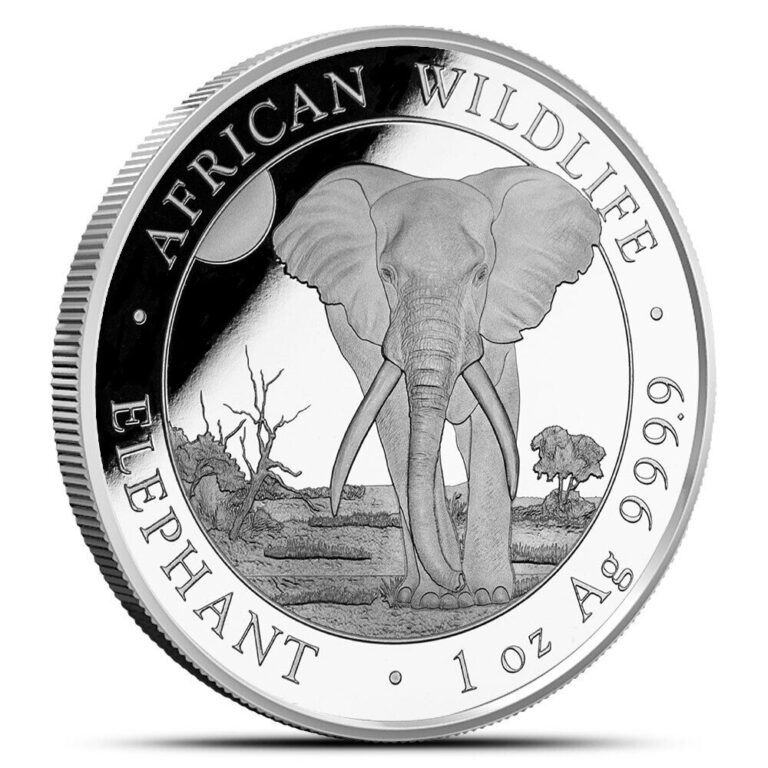 Read more about the article 2025 1 oz Somalia Silver Elephant Coin (BU)